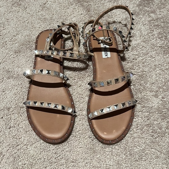 Steve Madden Travel Sandal Tan - Picture 7 of 9